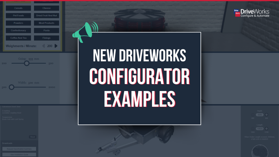 New DriveWorks Configurator Examples