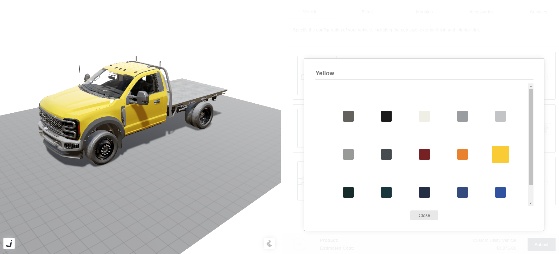 DriveWorks utility vehicle configurator example