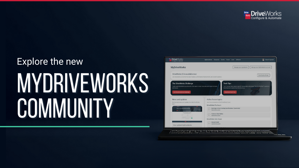 Explore the New MyDriveWorks Community